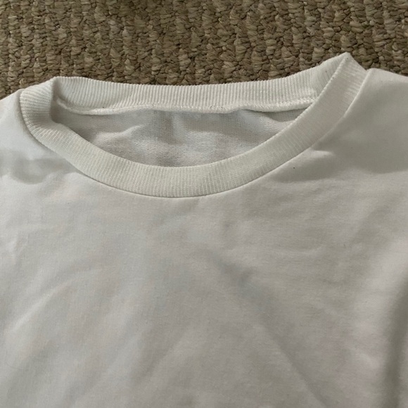 Cropped sweatshirt with rainbow - Picture 4 of 4